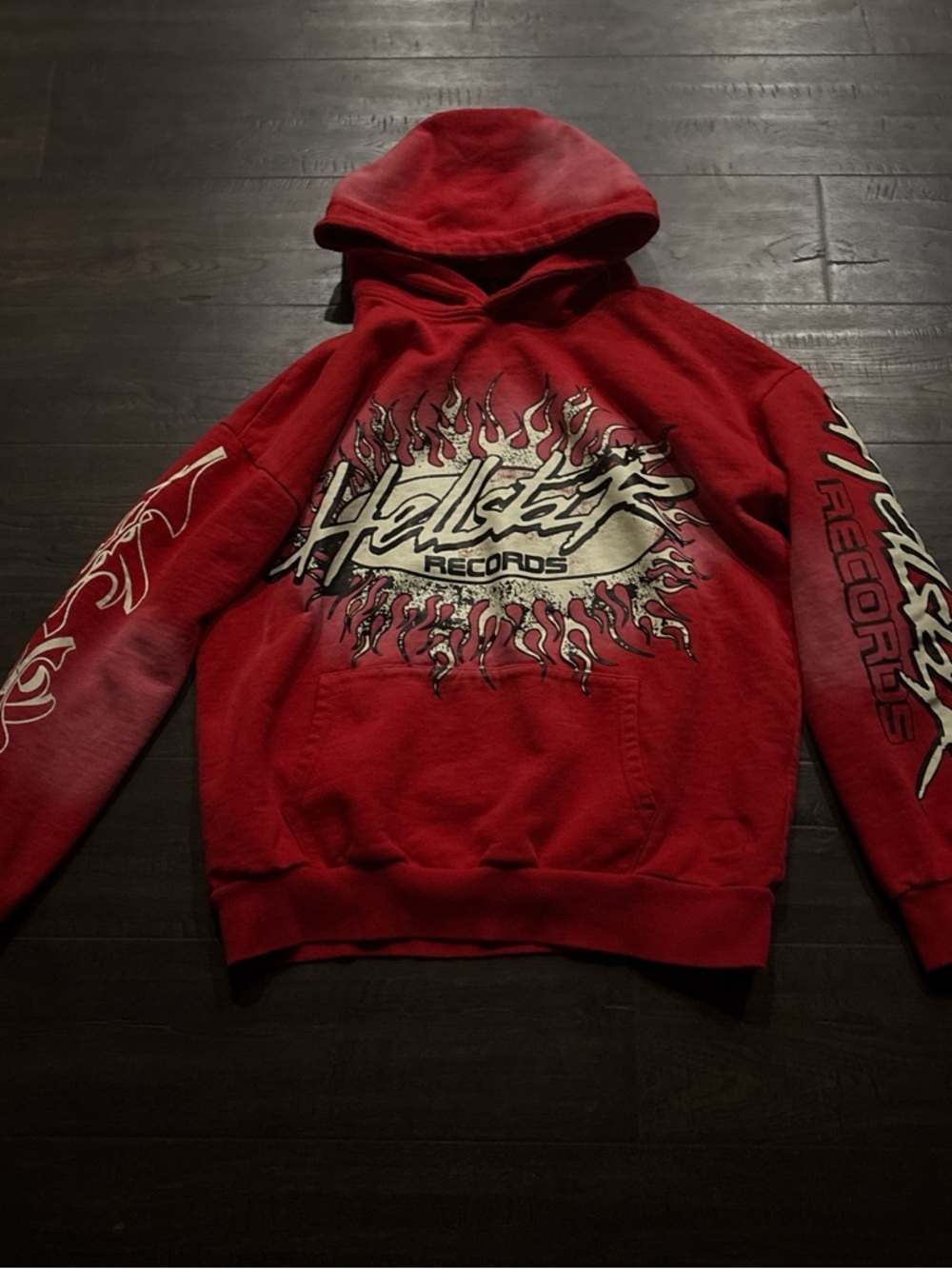 Red Halestorm Records Zip-Up Hoodie
